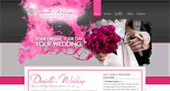 Desktop Screenshot of daniellesweddings.com